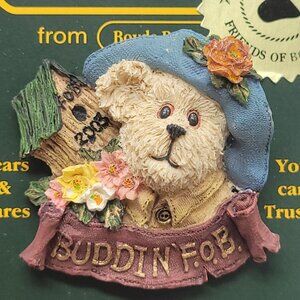 Aunt Birdie Bearwear Buddin F.O.B. Brooch Pin Boyds Bears & Friends - The Bearwe
